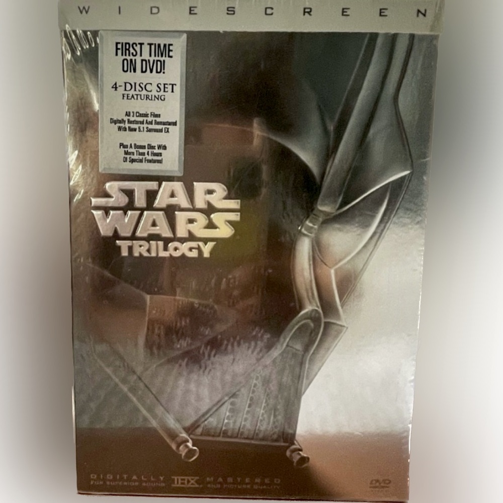 Star Wars Trilogy 4 DVD Box Set - Episodes IV , V,  VI & Bonus (Widescreen)